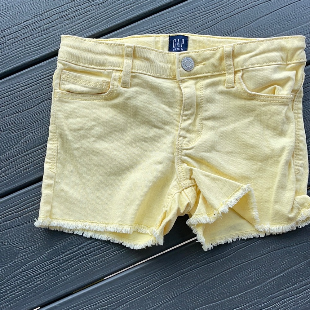 Yellow girls shorts